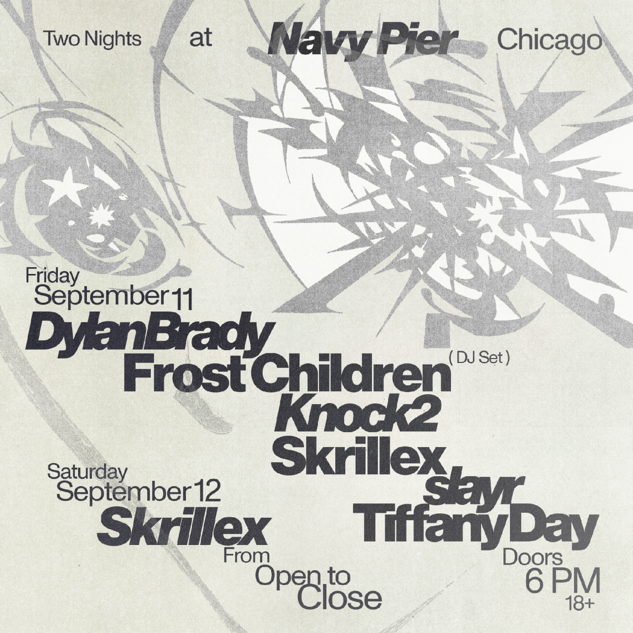Unique Presale Codes for TWO NIGHTS AT NAVY PIER