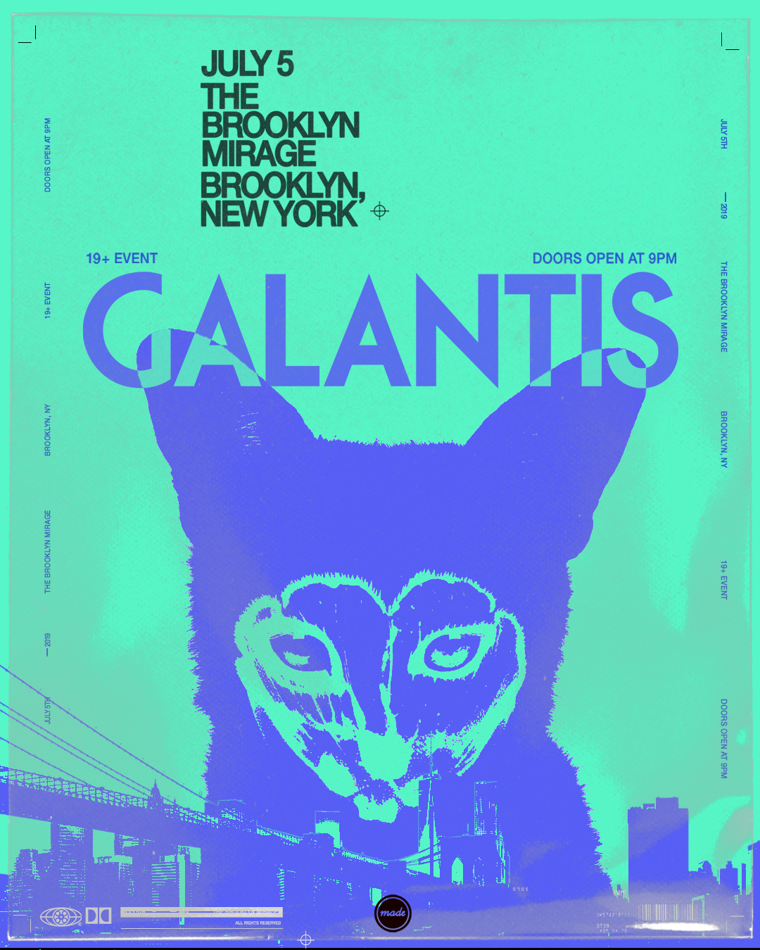 Presale Codes for GALANTIS BROOKLYN MIRAGE