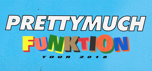 TM Verified Presale Codes for PRETTYMUCH Funktion Tour 2018