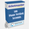 100 Phone Verified Ticketmaster Accounts
