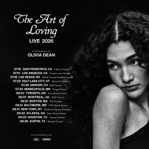 Unique Presale Codes for  Olivia Dean Tour 'The Art of Loving Live' 2026 in the US and Canada